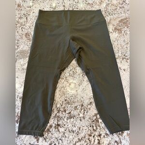 Lululemon Olive Green Women’s Crop Leggings